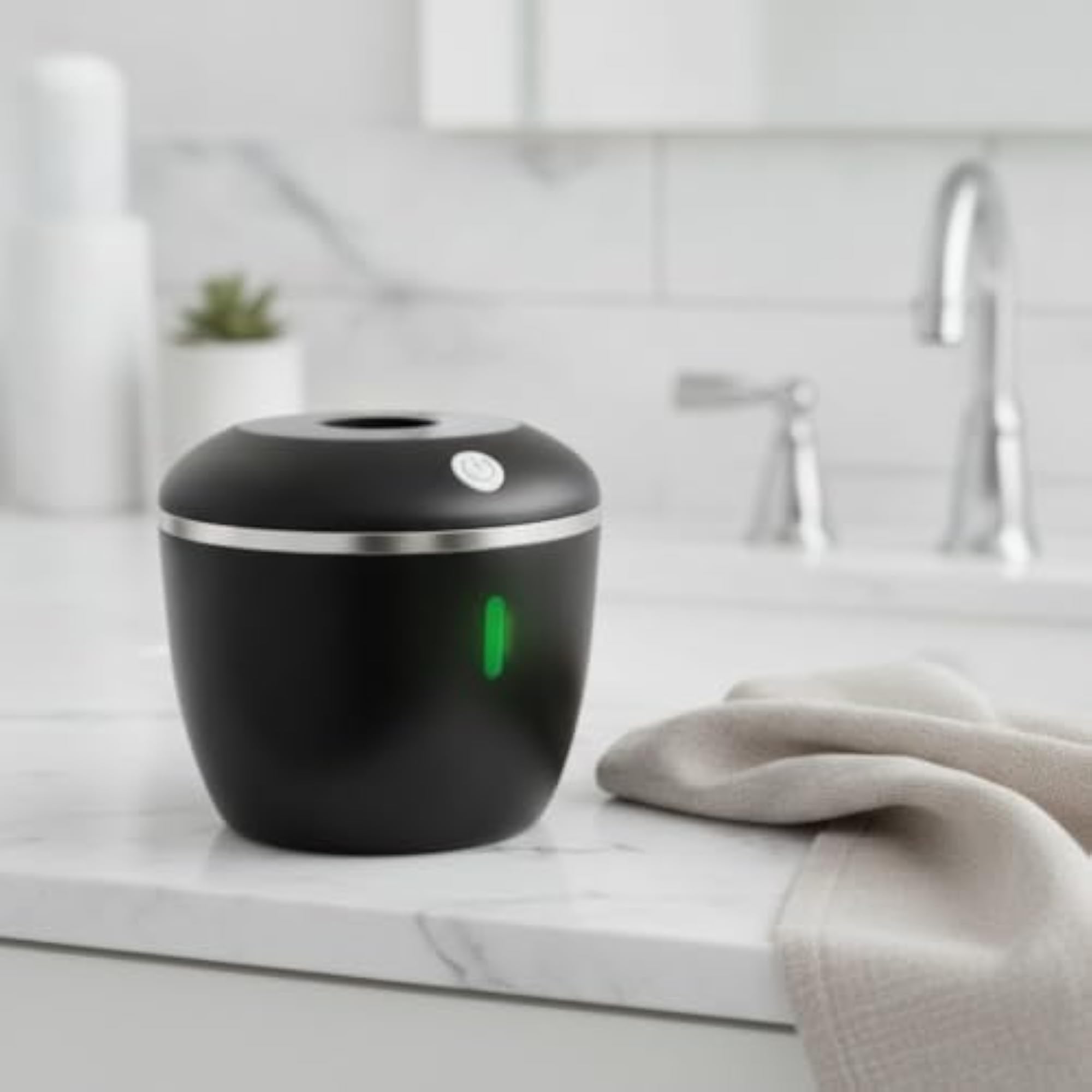Compact Sonic Cleaner with Light for Bathroom and Travel